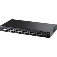 zyxel es1552 48 port 10100 web managed switch with 2xdual personality  ...