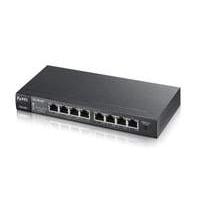 zyxel gs1100 8hp 8 port gigabit unmanaged poe switch