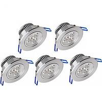 ZZDM 5pcs 3W 200-250LM Support Dimmable LED Panel Lights LED Ceiling Lights